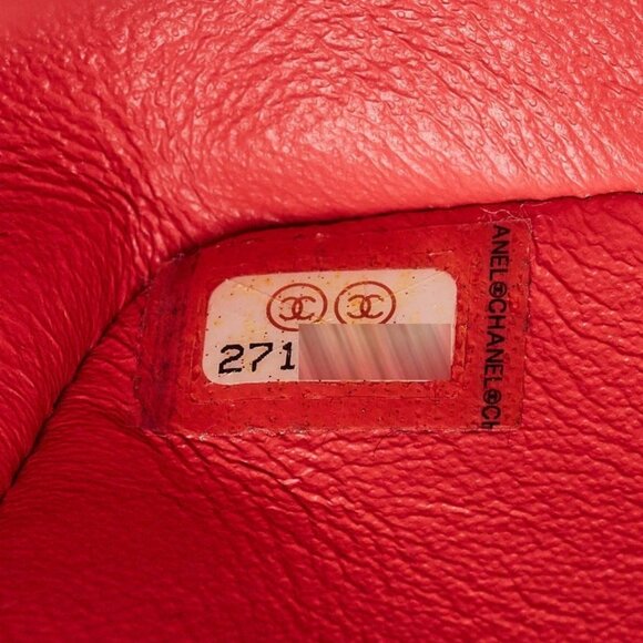 Chanel Pink Chevron Quilted Lambskin Leather Classic Mini Rectangular - Picture 9 of 9